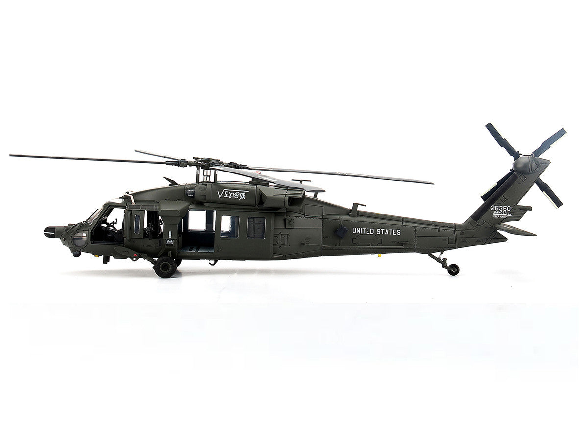 Sikorsky MH-60L Black Hawk Helicopter "160th Special Operations Aviation Regiment Battle of Mogadishu Operation Gothic Serpent Somalia" (1993) United States Army 1/48 Diecast Model by Bless Wing