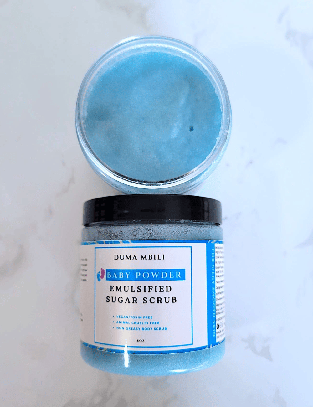 Baby Powder Sugar Scrub