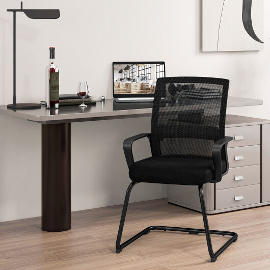 Office Guest Chair with Lumbar Support for Waiting Room-2 Pieces
