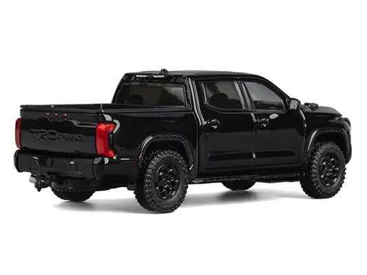 Toyota Tundra Pickup Truck Black 1/64 Diecast Model Car by CM Models