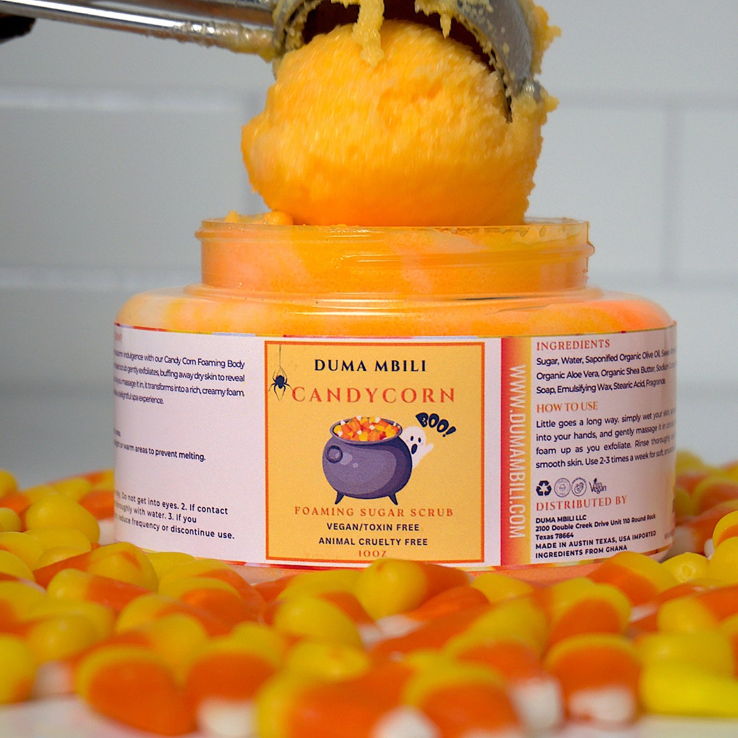Candy Corn Foaming Sugar Scrub