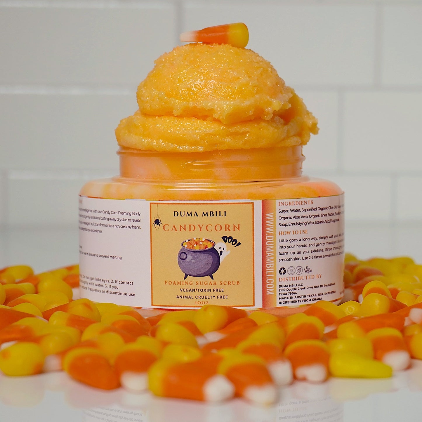 Candy Corn Foaming Sugar Scrub