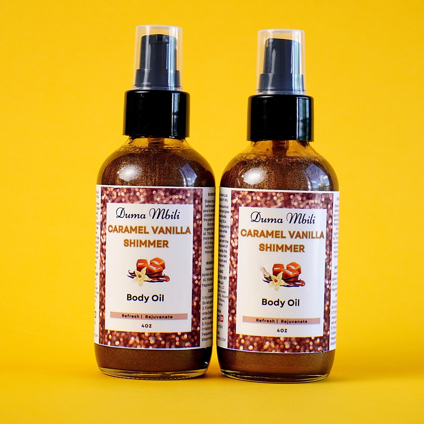 Caramel Vanilla Shimmer Body Oil