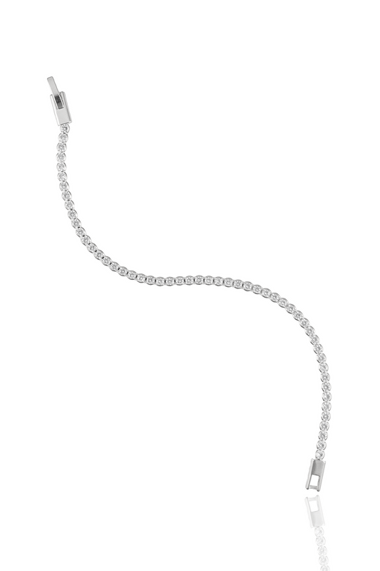 3mm Diamond Tennis Necklace (F236A/I46B)
