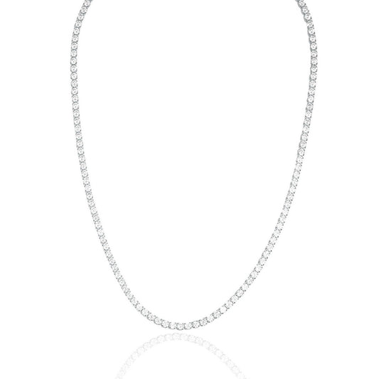 Diamond Tennis Bracelet / Necklace with Cubic Zirconia Stones (H94)(I324A)