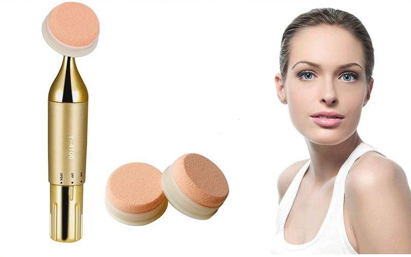 3D Vibrating Makeup Sponge - Electric Foundation Blender, Rechargeable & Waterproof - For Flawless Liquid & Powder Application
