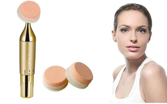 3D Vibrating Makeup Sponge - Electric Foundation Blender, Rechargeable & Waterproof - For Flawless Liquid & Powder Application