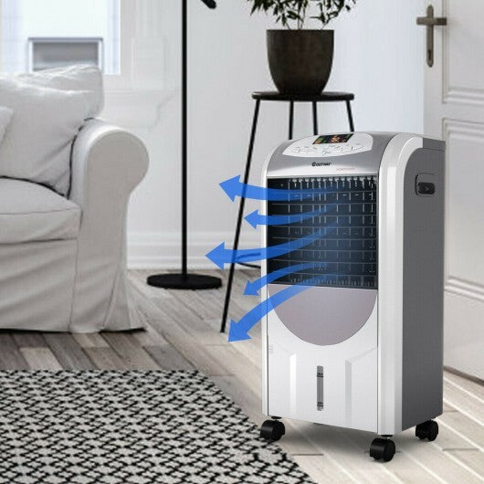 Portable Air Cooler Fan with Heater and Humidifier Function