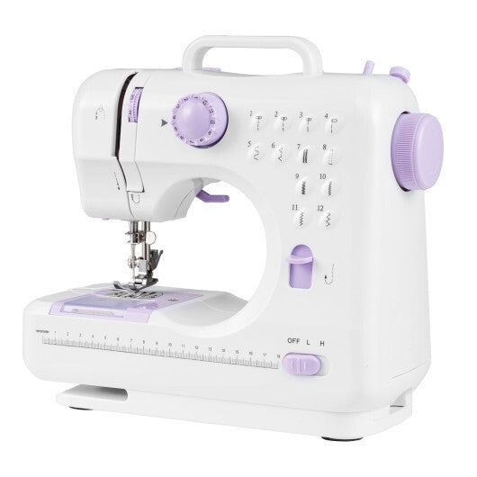 Sewing Machine for Beginners Mini Sewing Machine with 12 Built-in Stitches