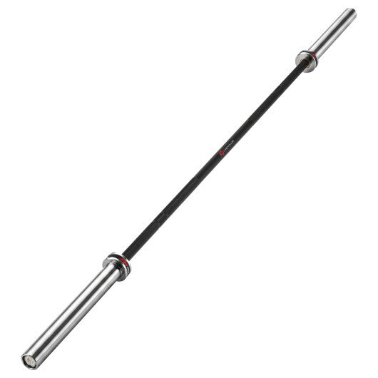 2000 lbs Weight Lifting 7FT Olympic Bar for Olympic Plates for Squats and Home Gym-Silver