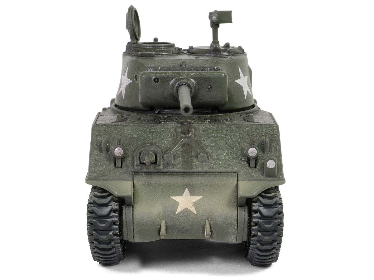 U.S. Sherman M4A3(76) Medium Tank "THUNDERBOLT IV 37th Tank Battalion 4th Armored Division Bastogne" (1944) United States Army "Mini AFV" Series 1/64 Diecast Model by Forces of Valor