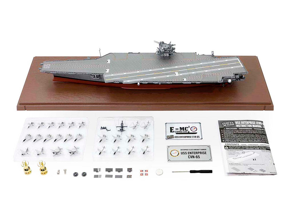 USS Enterprise (CVN-65) Enterprise-Class Aircraft Carrier United States Navy "Full Hull Edition" Series 1/700 Diecast Model by Forces of Valor