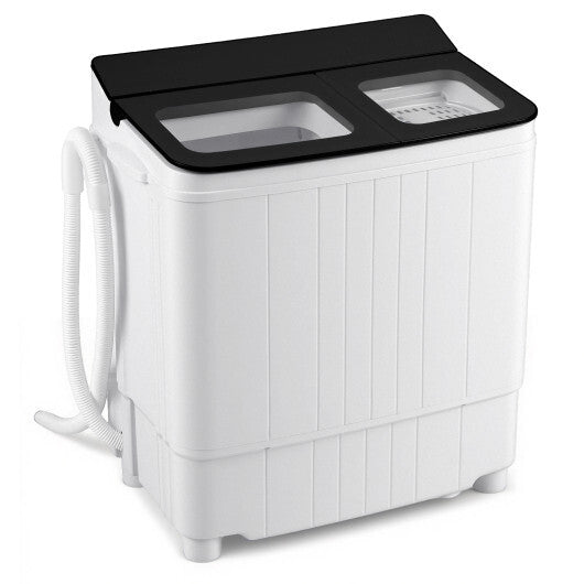 Portable Washing Machine 18 lbs Mini Laundry Machine with 11 LBS Washer-Blue