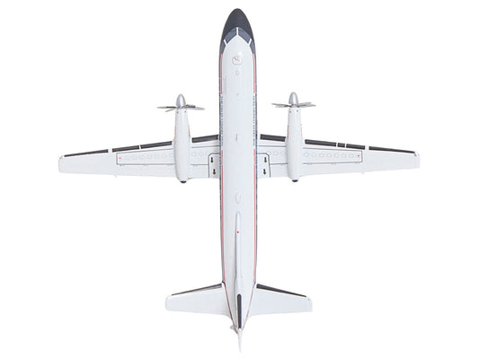 Saab 340A Commercial Aircraft "Delta Connection - Business Express Airlines" (N749BA) White with Dark Blue and Red Stripes "Gemini 200" Series 1/200 Diecast Model by GeminiJets