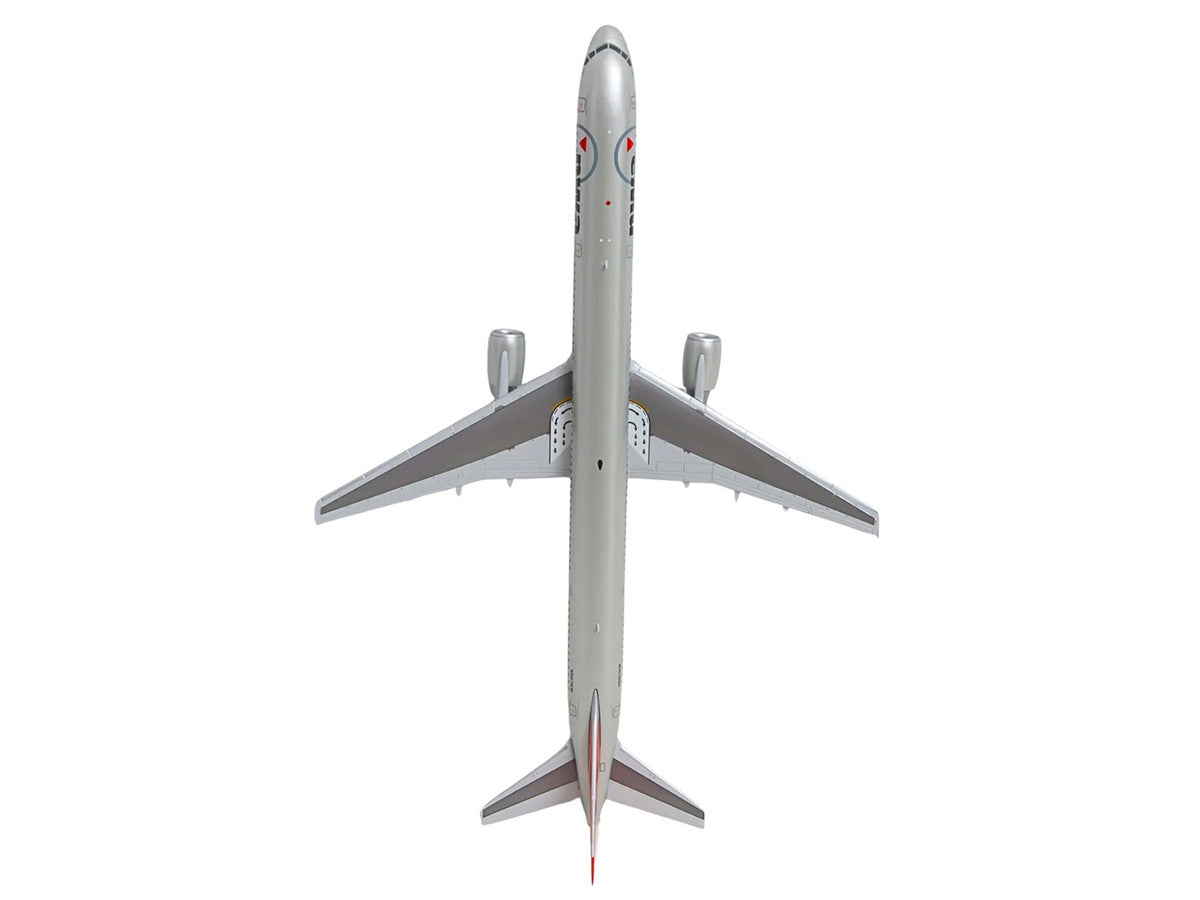 Boeing 757-300 Commercial Aircraft "Northwest Airlines" (N587NW) Silver with Red Tail "Gemini 200" Series 1/200 Diecast Model by GeminiJets