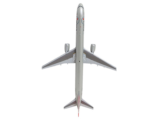 Boeing 757-300 Commercial Aircraft "Northwest Airlines" (N587NW) Silver with Red Tail "Gemini 200" Series 1/200 Diecast Model by GeminiJets
