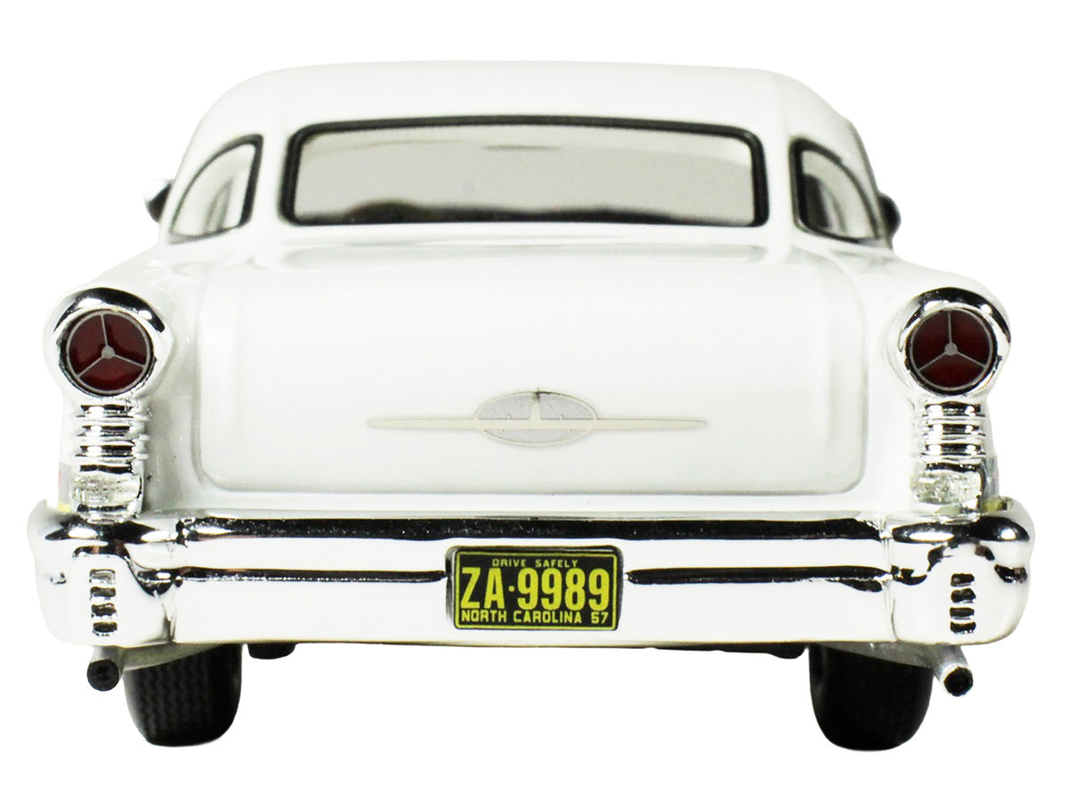 1957 Oldsmobile Starfire Coronado Yellow and Alcan White Limited Edition to 200 pieces Worldwide 1/43 Model Car by Goldvarg Collection