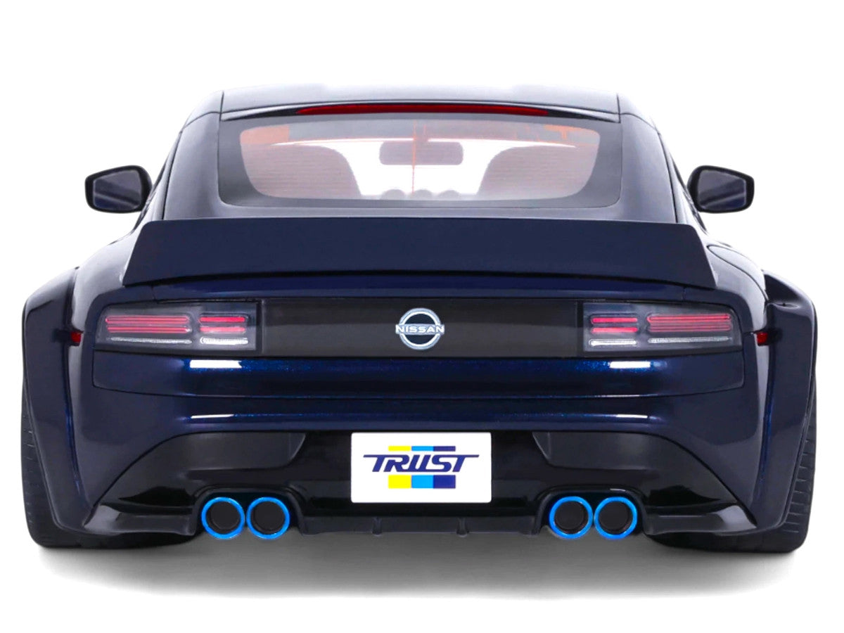 2023 Nissan 400Z by Pandem RHD (Right Hand Drive) Midnight Blue 1/18 Model Car by GT Spirit