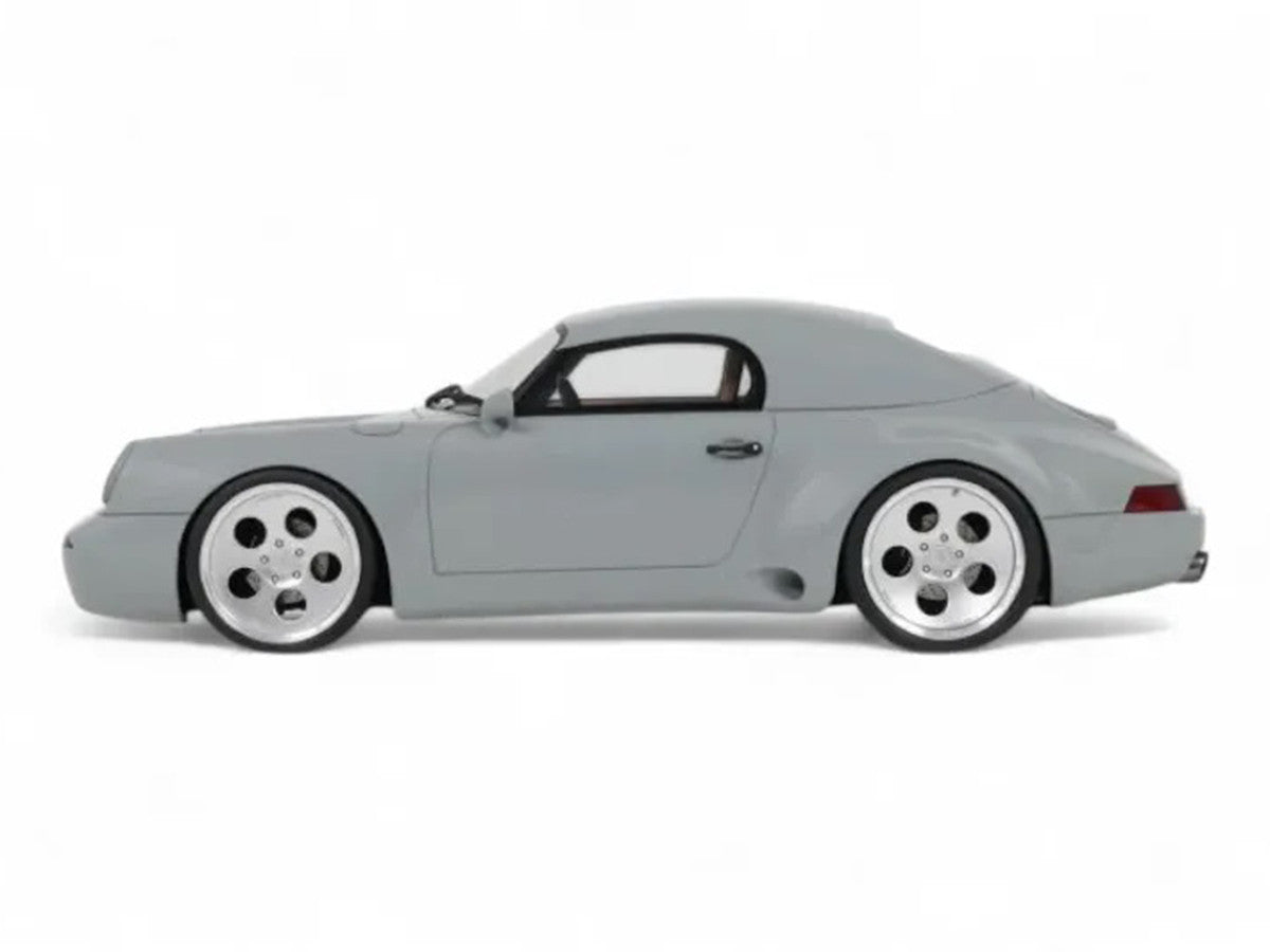2023 Strosek Mega 30 Speedster (Porsche 911) Classic Gray 1/18 Model Car by GT Spirit