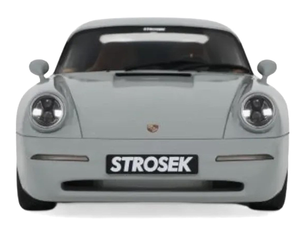 2023 Strosek Mega 30 Speedster (Porsche 911) Classic Gray 1/18 Model Car by GT Spirit