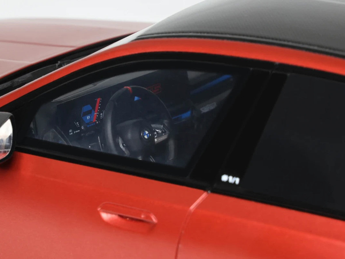 2025 BMW M5 (G90) Pebble Beach Edition Fire Orange Metallic with Black Top 1/18 Model Car by GT Spirit