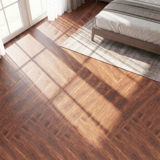 Floor Tile Vinyl Flooring Waterproof Vinyl Plank Flooring-Brown