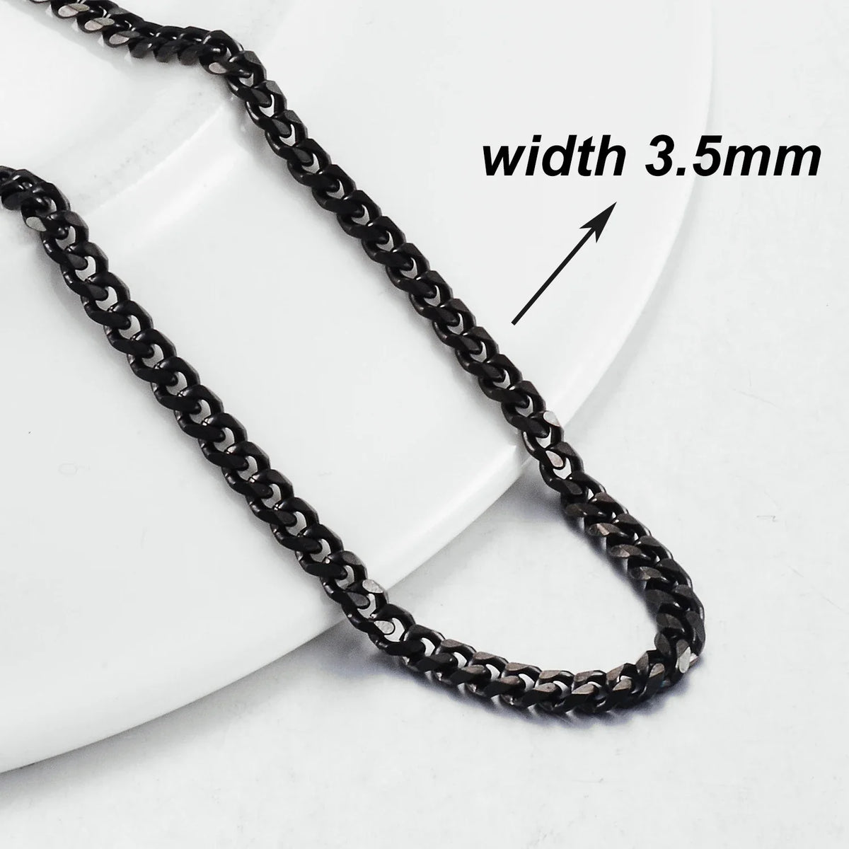 New Fashion Popular Black Necklace Men And Women Hip-Hop Dark Style Classic Jewelry