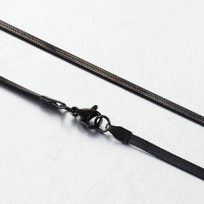 New Fashion Popular Black Necklace Men And Women Hip-Hop Dark Style Classic Jewelry