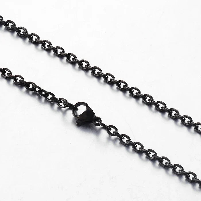 New Fashion Popular Black Necklace Men And Women Hip-Hop Dark Style Classic Jewelry