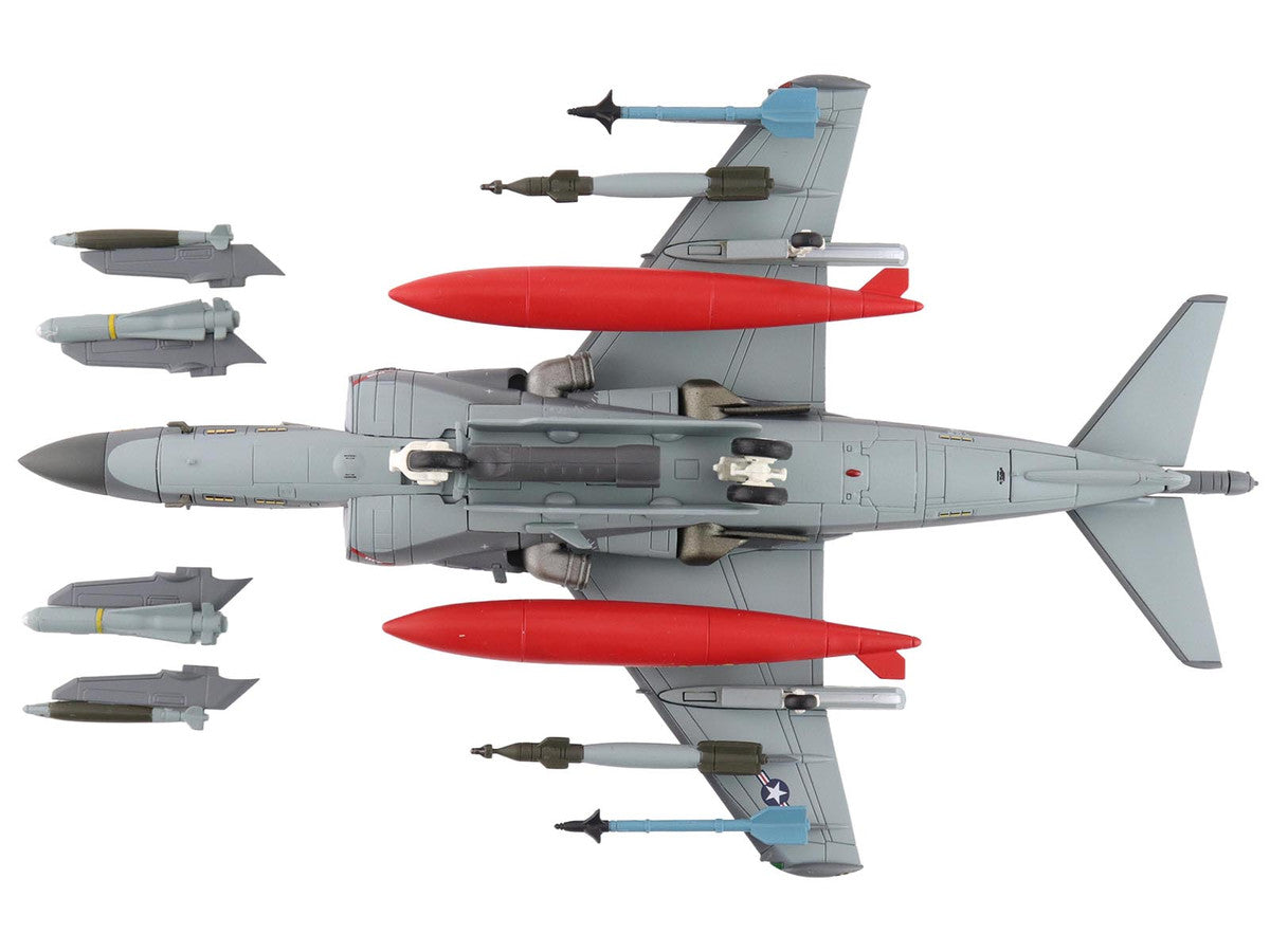 British Aerospace AV-8B Harrier II Plus Aircraft "164569 VMA-223 Bulldogs MCAS Cherry Point" (2025) United States Marine Corps "Air Power Series" 1/72 Diecast Model by Hobby Master
