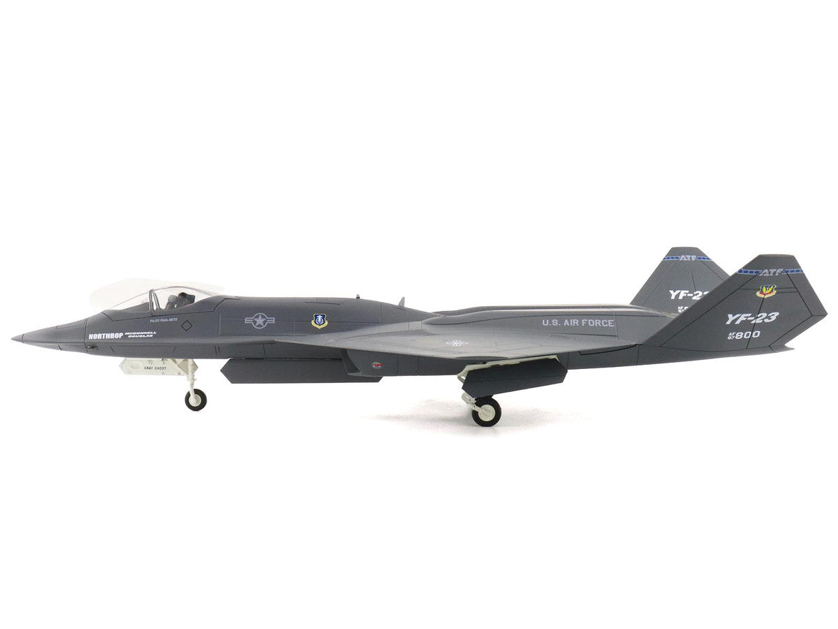Northrop YF-23 Black Widow II Stealth Fighter Aircraft "#87-0800 PAV-1" (1990) United States Air Force "Air Power Series" 1/72 Diecast Model by Hobby Master
