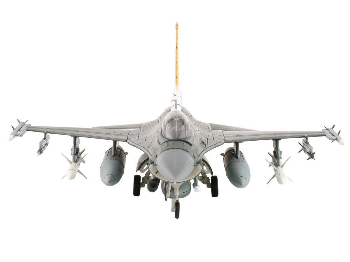 Lockheed F-16CM Fighting Falcon Fighter Aircraft "91-0379 Tiger Tiger 1 79th Fighter Squadron Shaw Air Force Base" (2023) United States Air Force "Air Power Series" 1/72 Diecast Model by Hobby Master