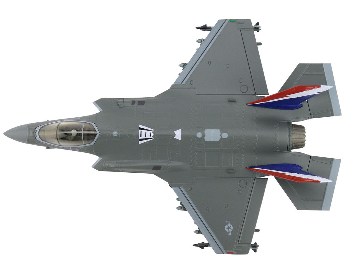 Lockheed Martin F-35A Lightning II Aircraft "22-5696 1000th Lightning II 176th FS Wisconsin ANG" (2004) United States Air Force "Air Power Series" 1/72 Diecast Model by Hobby Master