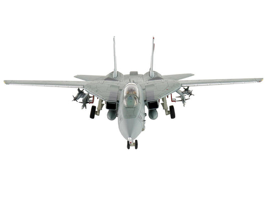 Grumman F-14A Tomcat Fighter Aircraft "VF-1 (with Optional Decals)" United States Navy "Air Power Series" 1/72 Diecast Model by Hobby Master