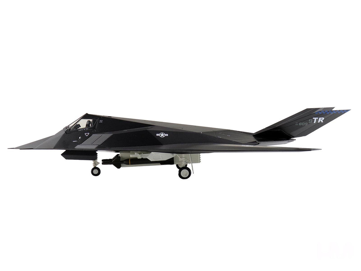 Lockheed F-117A Nighthawk Stealth Aircraft "84-0809" (2022) United States Air Force "Air Power Series" 1/72 Diecast Model by Hobby Master