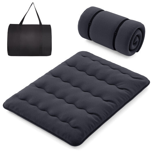 Futon Mattress with Washable Cover and Foldable Mat-Full Size