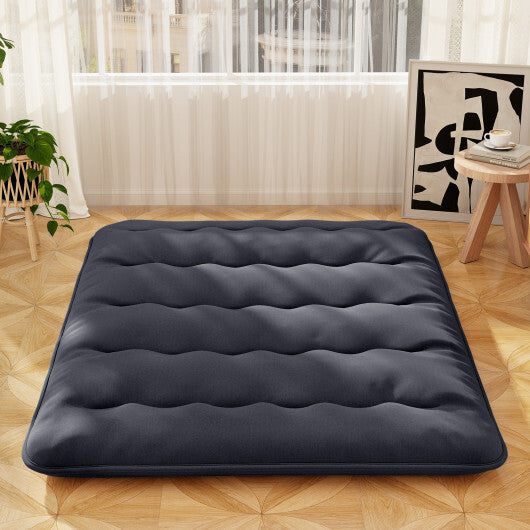 Futon Mattress with Washable Cover and Foldable Mat-Full Size