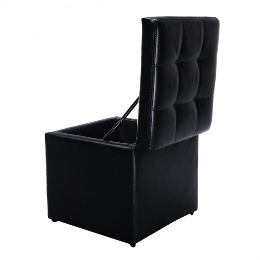 16 Inch Ottoman Pouffe Storage Box Lounge Seat Footstools