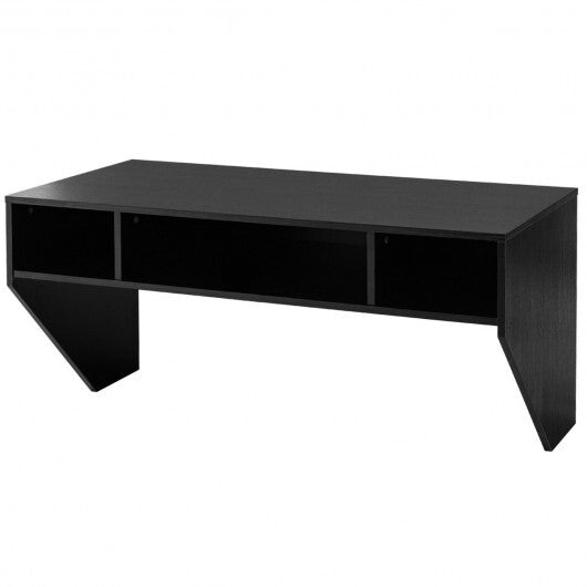 Wall Mounted Floating Computer Table Desk Storage Shelf-White