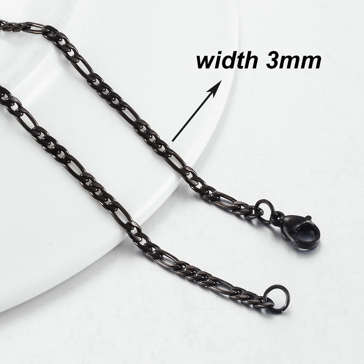 New Fashion Popular Black Necklace Men And Women Hip-Hop Dark Style Classic Jewelry