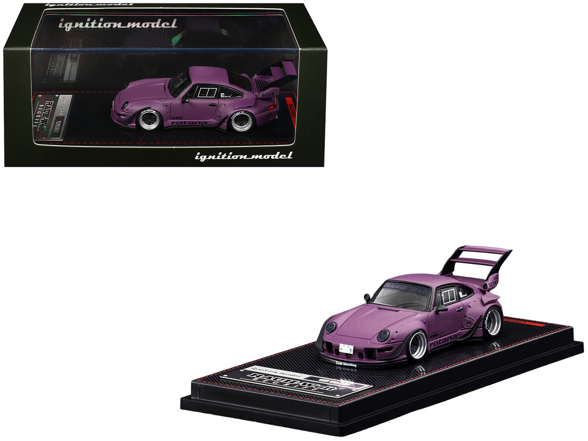 RWB 993 "Rotana" Matt Purple 1/64 Diecast Model Car by Ignition Model