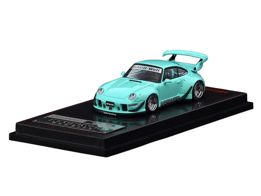 RWB 993 "Lomianki" Blue Green 1/64 Diecast Model Car by Ignition Model