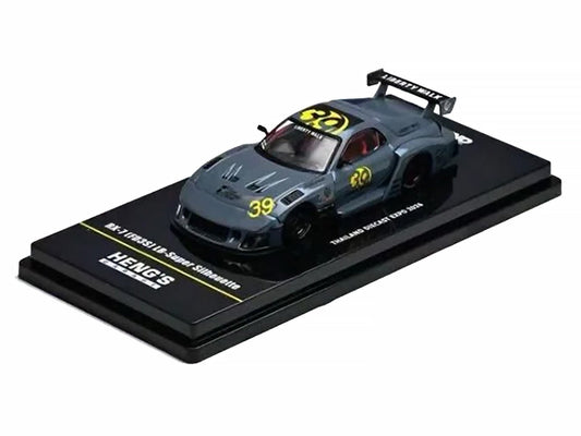 Mazda RX7 (FD3S) LB-Super Silhouette RHD (Right Hand Drive) #39 "Heng's Garage" Gray "Thailand Diecast Expo 2026 Event Edition" 1/64 Diecast Model Car by Inno Models