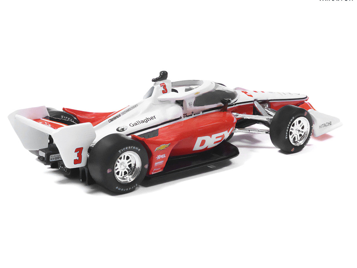 Dallara IndyCar #3 Scott McLaughlin "DEX" Team Penske (Road Course Configuration) "NTT IndyCar Series" (2026) 1/64 Diecast Model by IXO Models