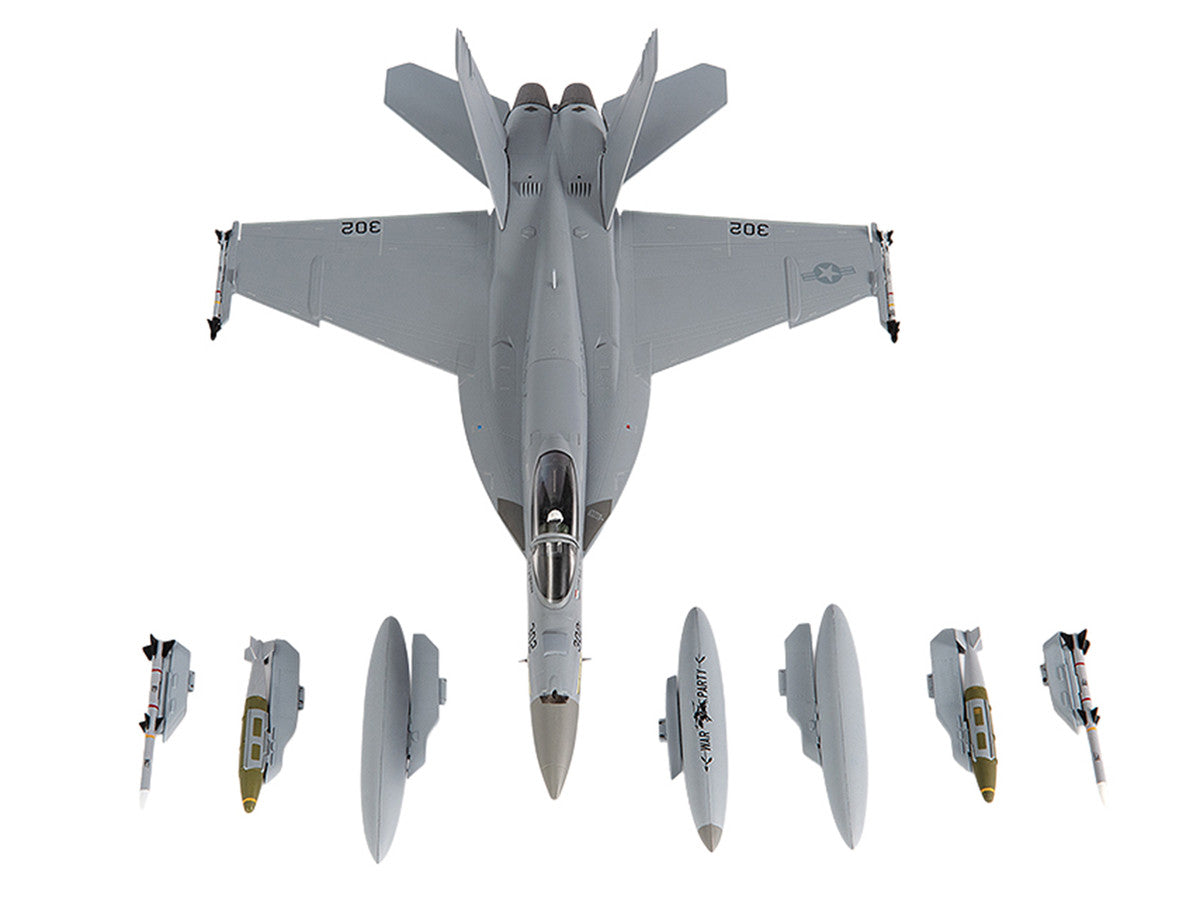 Boeing F/A-18E Super Hornet Aircraft "VFA-87 Golden Warriors USS George H. W. Bush" (2017) United States Navy 1/72 Diecast Model by JC Wings