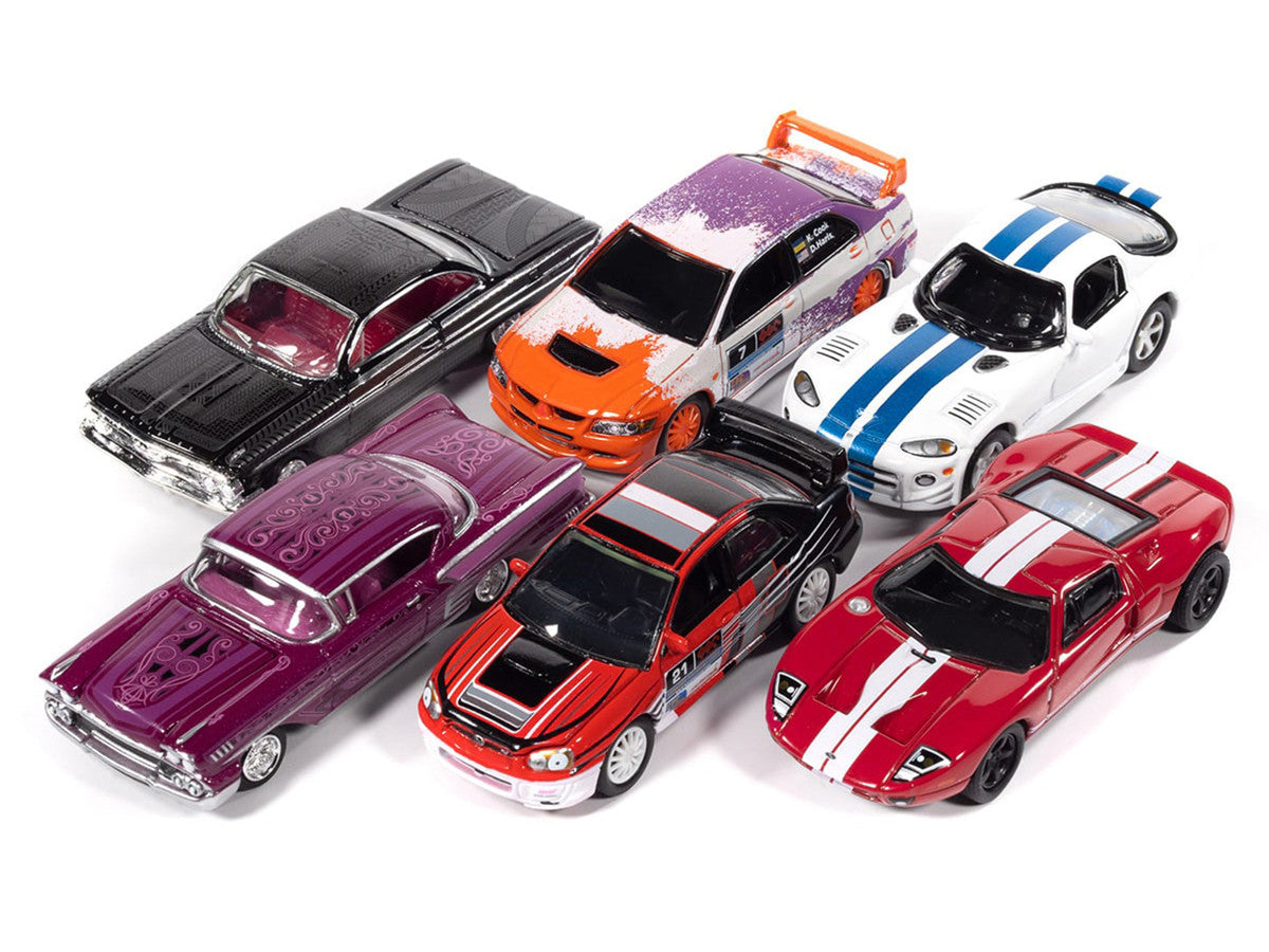 Johnny Lightning "2-Packs" 2026 Release 1 Set B of 6 pieces 1/64 Diecast Model Cars by Johnny Lightning