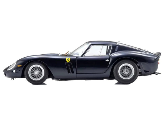 Ferrari 250 GTO Dark Blue Metallic 1/18 Diecast Model Car by Kyosho