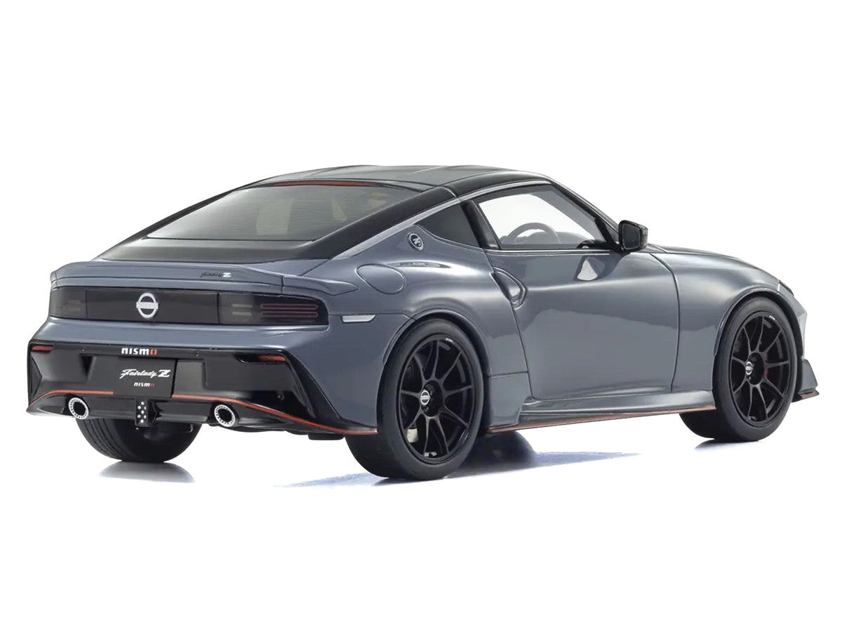 Nissan Fairlady Z NISMO RHD (Right Hand Drive) Gray with Black Top 1/18 Model Car by Kyosho