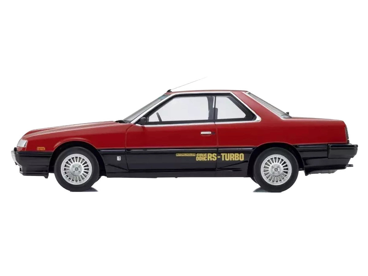Nissan Skyline 2000 Turbo Intercooler RS-X RHD (Right Hand Drive) Red and Black 1/18 Model Car by Kyosho