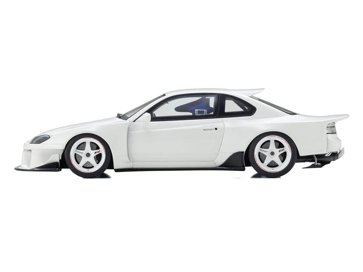 Nissan Silvia (S15) "Khyzyl Saleem" White 1/18 Model Car by Kyosho